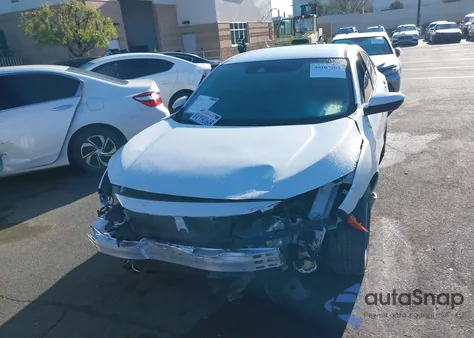 2021 Honda Civic Lx из США, поврежденный, VIN 2HGFC2F64MH536476